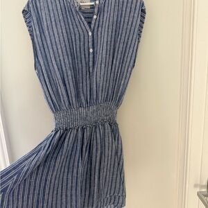 Rails Blue Striped Sleeveless Dress